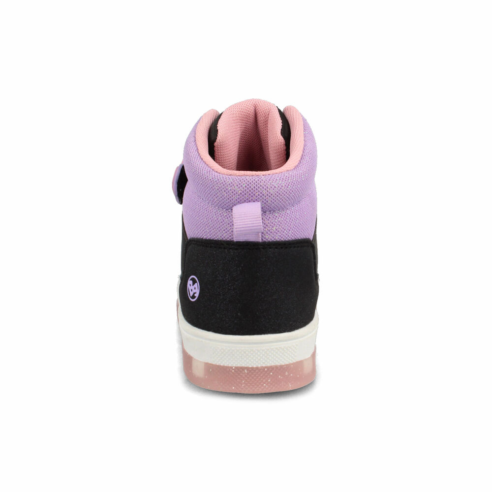 Zapatilla Ni&ntilde;a Bubblegummers Nate Negro - Lila image number 2.0